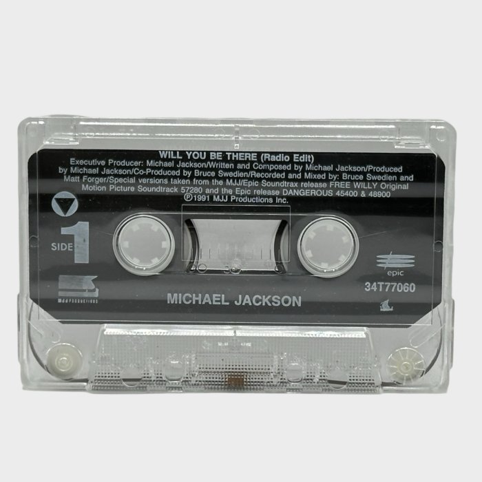 Michael Jackson 'Will You Be There' Cassette Single (USA) - Image 3