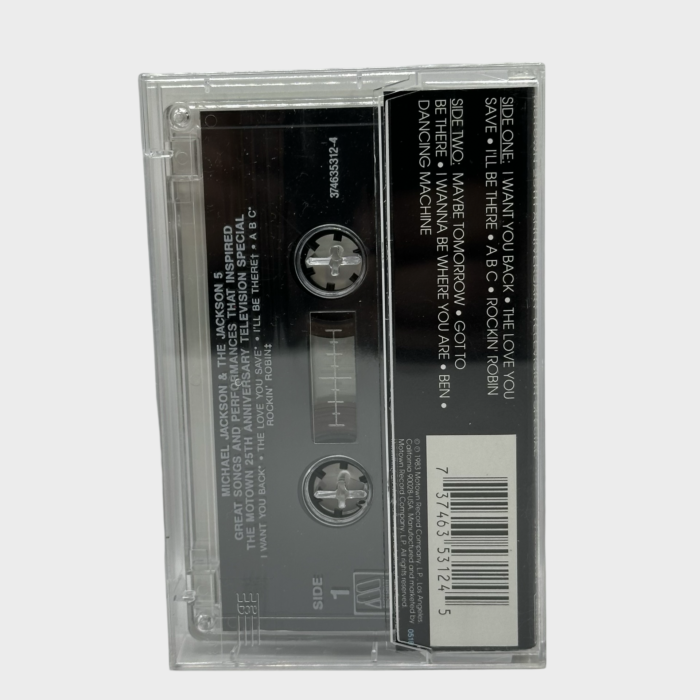 Jackson 5 'Great Songs That Inspired Motown 25' Cassette (USA) - Image 2