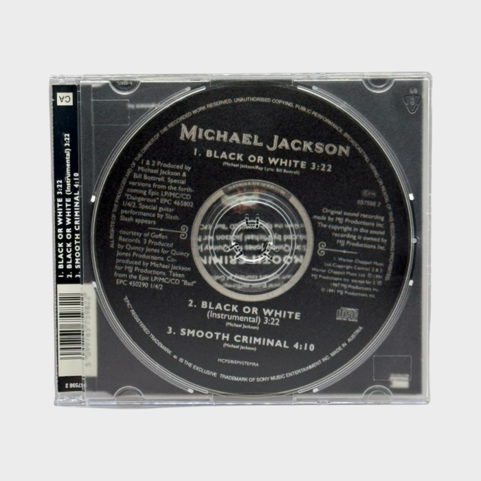 Michael Jackson ‘Black Or White’ CD Single (UK) - Image 2