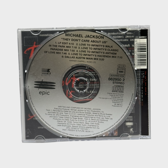 Michael Jackson 'They Don't Care About Us' CD Single (UK) - Image 2