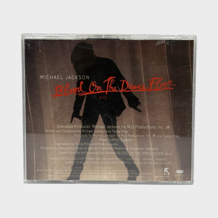 Michael Jackson ‘Blood On The Dance Floor’ Promo CD Single (USA) - Image 2