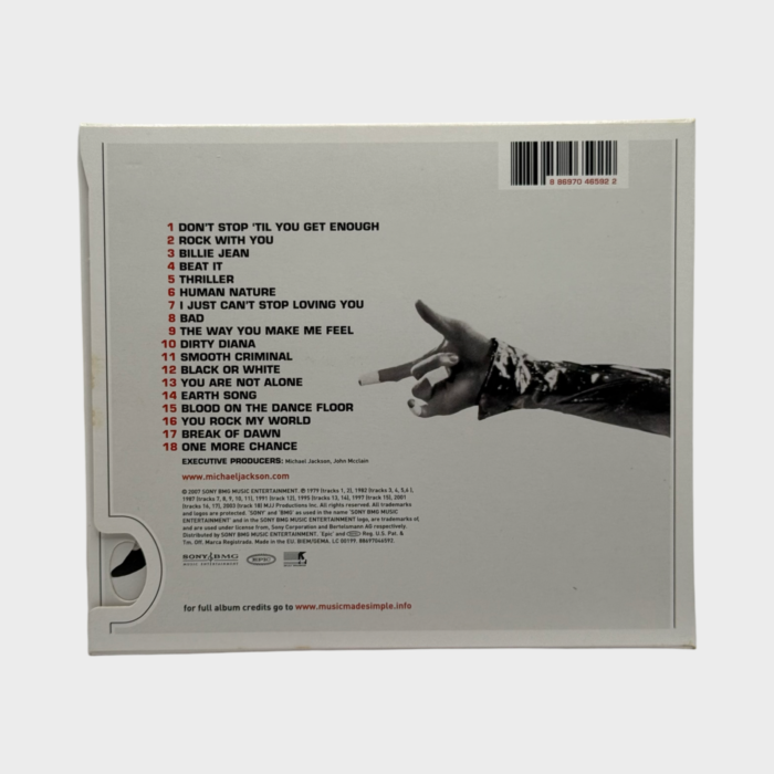 Michael Jackson 'Number Ones' CD (USA) - Image 2