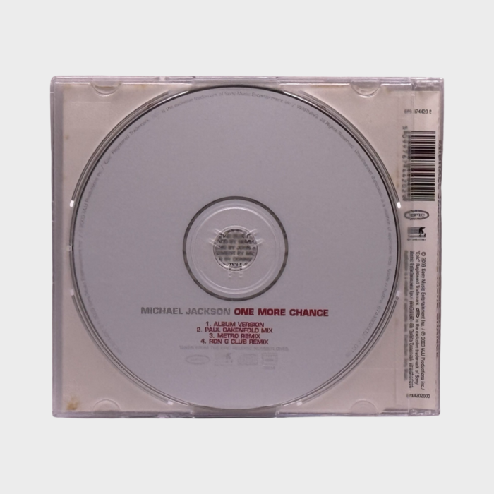 Michael Jackson ‘One More Chance’ CD Single (EURO) - Image 2