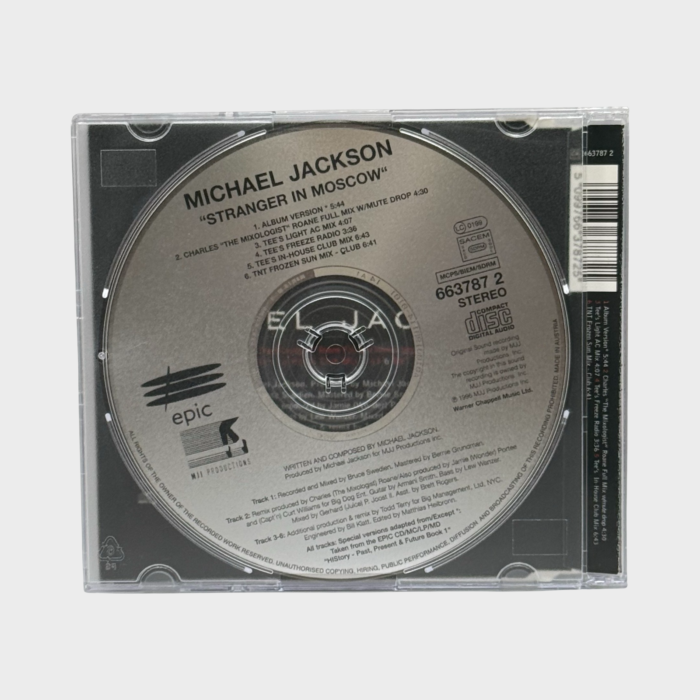 Michael Jackson ‘Stranger In Moscow’ CD Single (EURO) - Image 2