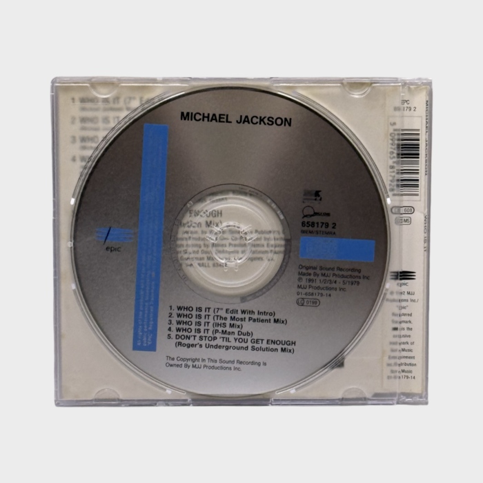 Michael Jackson 'Who Is It' Maxi CD Single (EURO) - Image 2