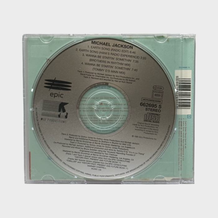 Michael Jackson ‘Earth Song’ CD Single (UK) - Image 2