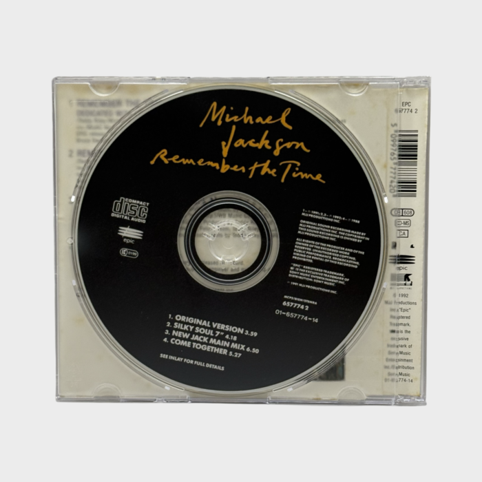 Michael Jackson ‘Remember The Time’ Maxi CD Single (EURO) - Image 2