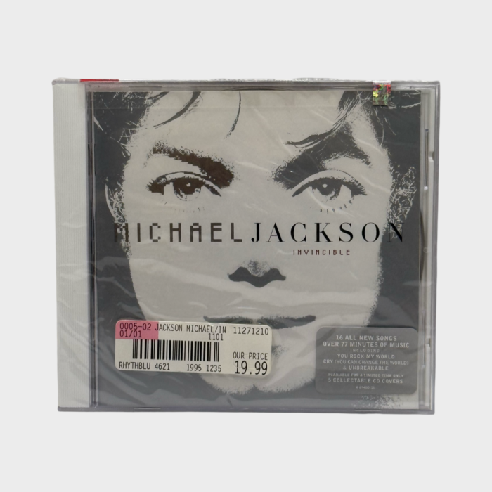 Michael Jackson 'Invincible' Sealed CD White (USA)