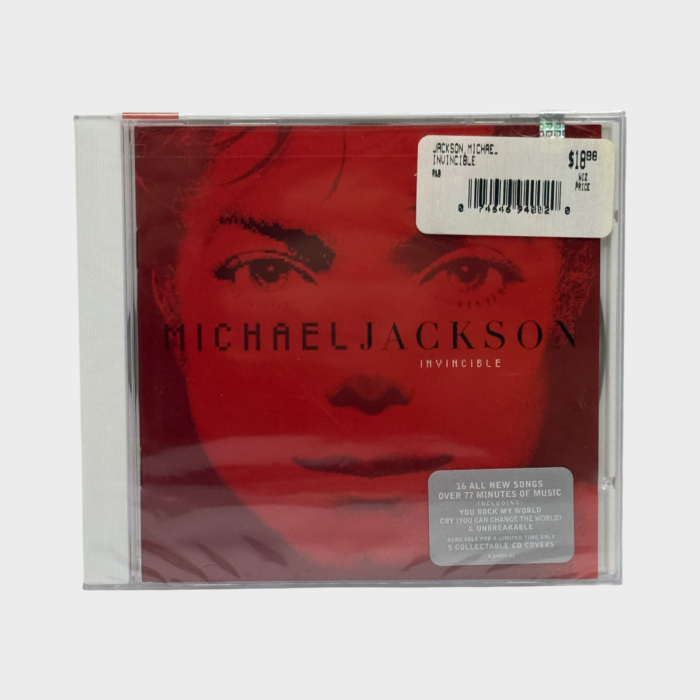 Michael Jackson 'Invincible' Sealed CD Red (USA)