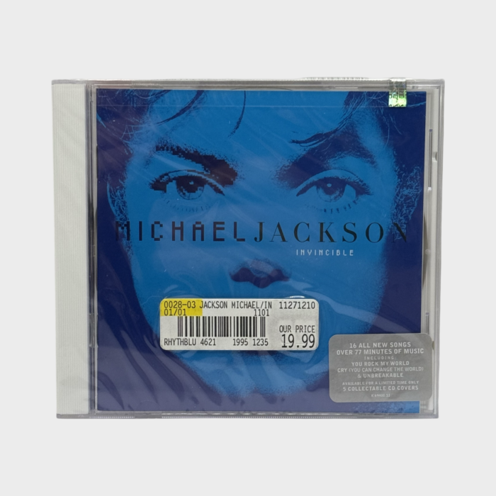 Michael Jackson 'Invincible' Sealed CD Blue (USA)