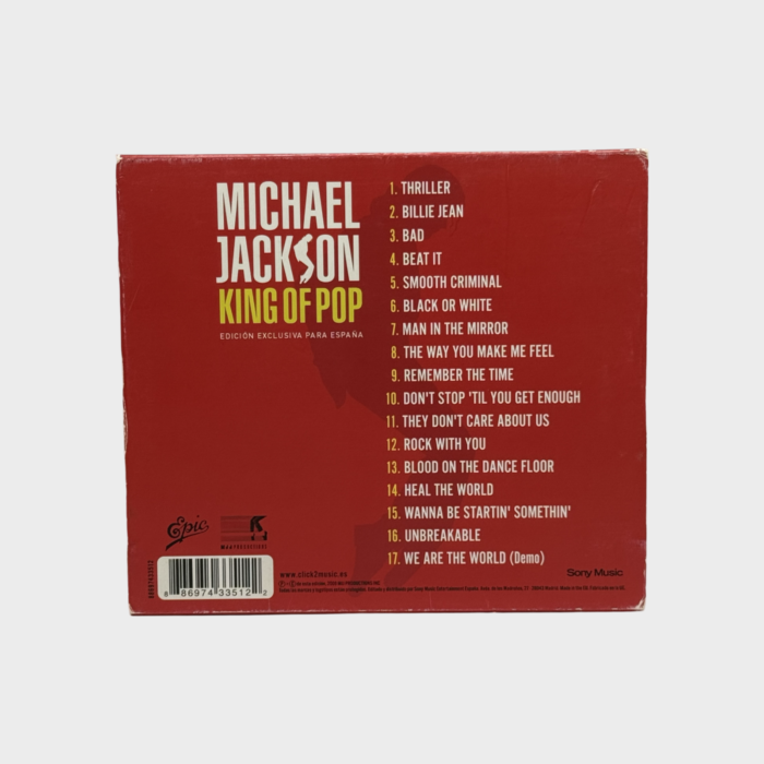 Michael Jackson 'King of Pop' CD (Spain) - Image 2