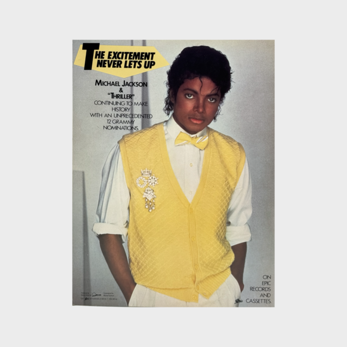 Grammy Awards 1984 Program with Michael Jackson Thriller - Image 3