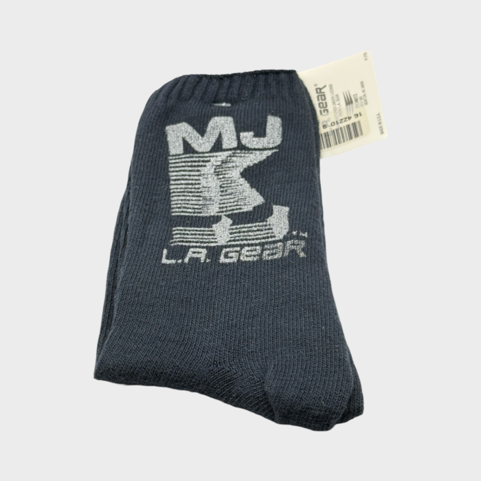 Michael Jackson LA Gear Socks (Black/Silver)