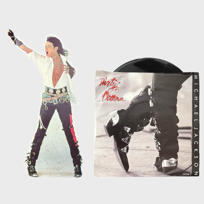 Michael Jackson 'Dirty Diana' 45 Single with Counter Stand-Up (UK)