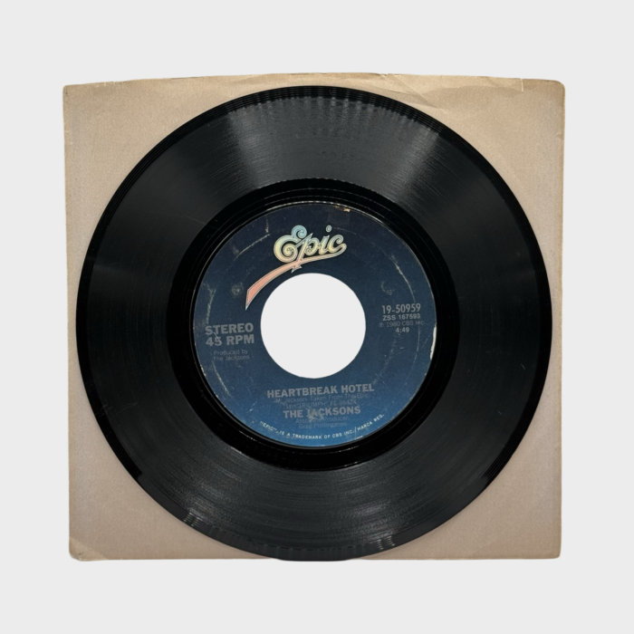 The Jacksons 'Heartbreak Hotel' 45 Single (USA)