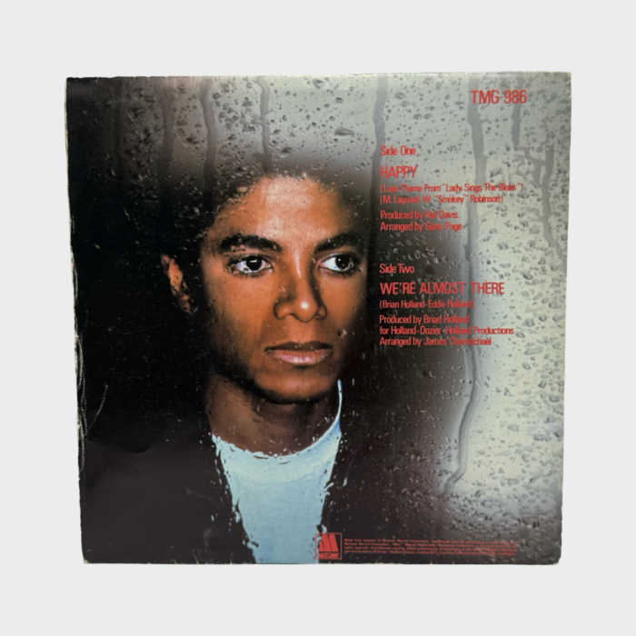 Michael Jackson 'Happy' 45 Single (UK) - Image 2