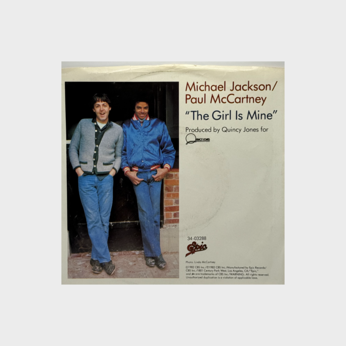 Michael Jackson 'The Girl Is Mine' 45 Single (USA) - Image 2