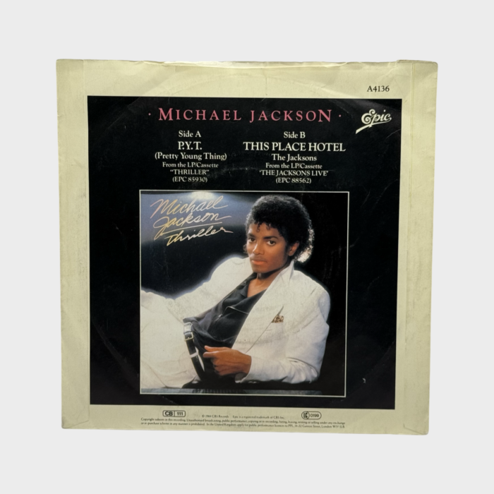 Michael Jackson 'PYT' 45 Single (UK) - Image 2