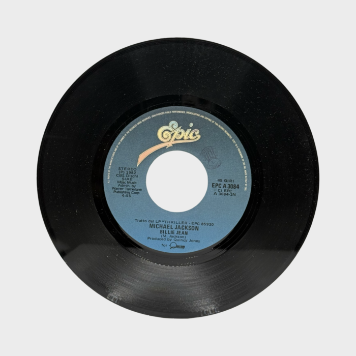 Michael Jackson 'Billie Jean' 45 Single (Italy) - Image 3