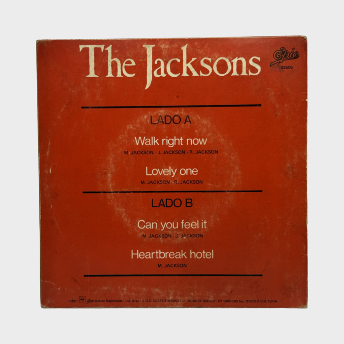 The Jacksons 'The Jacksons' 7" EP (Brazil) - Image 2