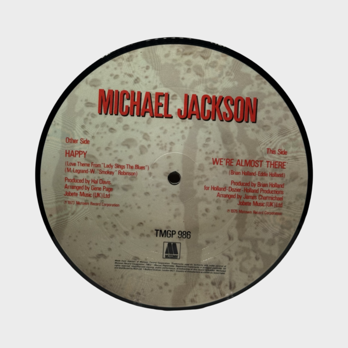 Michael Jackson 'Happy' 7" Limited Edition Picture Disc (UK) - Image 2