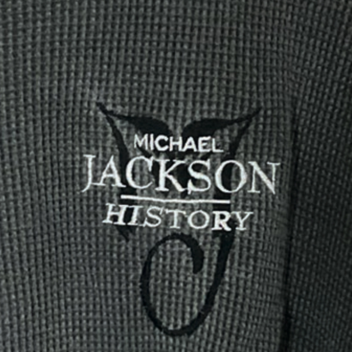 Michael Jackson HIStory Long Sleeve Thermal Henley Shirt - Image 2