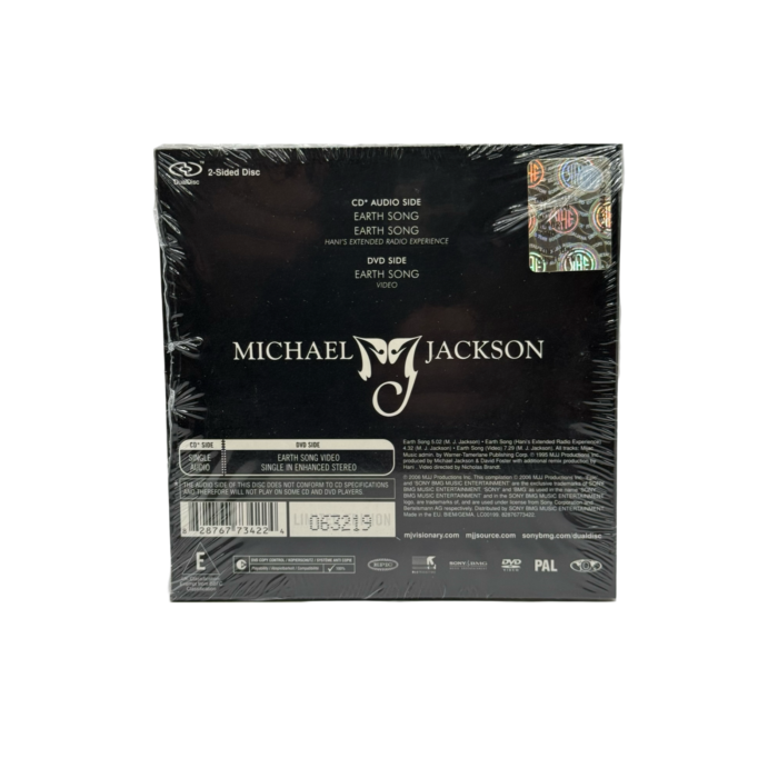 Michael Jackson ‘Earth Song’ Video Single DualDisc (EURO) - Image 2