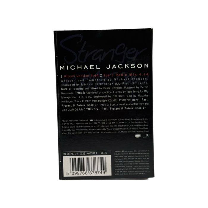 Michael Jackson ‘Stranger In Moscow’ Cassette Single (UK) - Image 2