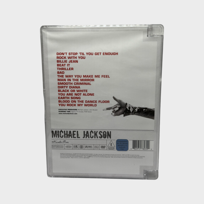 Michael Jackson Number Ones DVD (UK) - Image 2