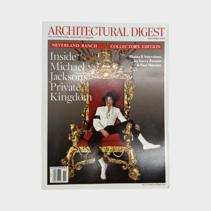 Michael Jackson Architectural Digest 2009 Magazine (USA)