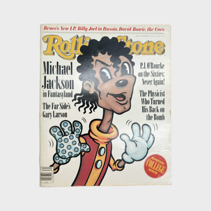 Michael Jackson Rolling Stone 1987 Magazine (USA)