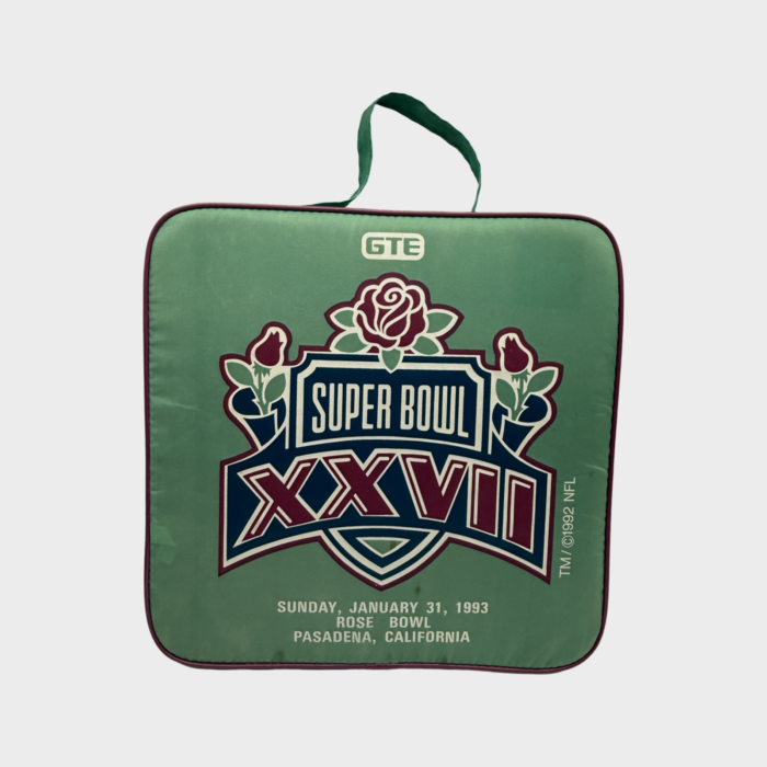 Super Bowl XXVII Cushion with Half Time Stunt Card - Image 2