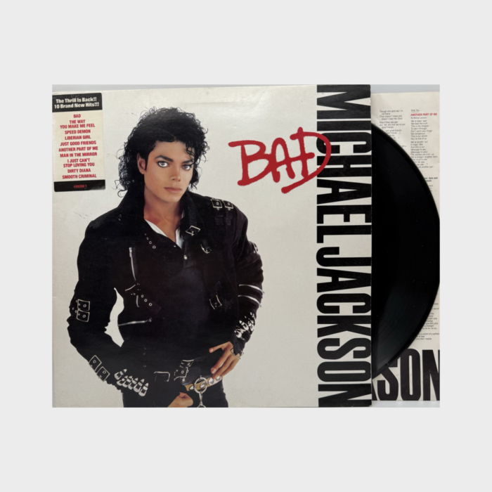 Michael Jackson BAD LP Record (UK)