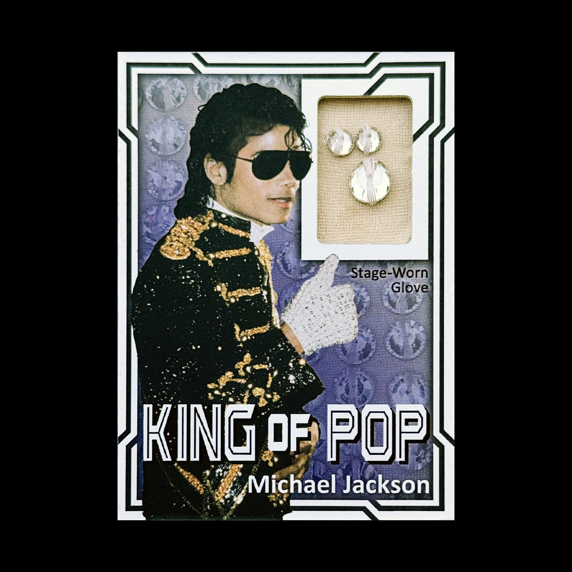 MJ Limited Edition Swarovski Glove Swatch Trading Card # 21