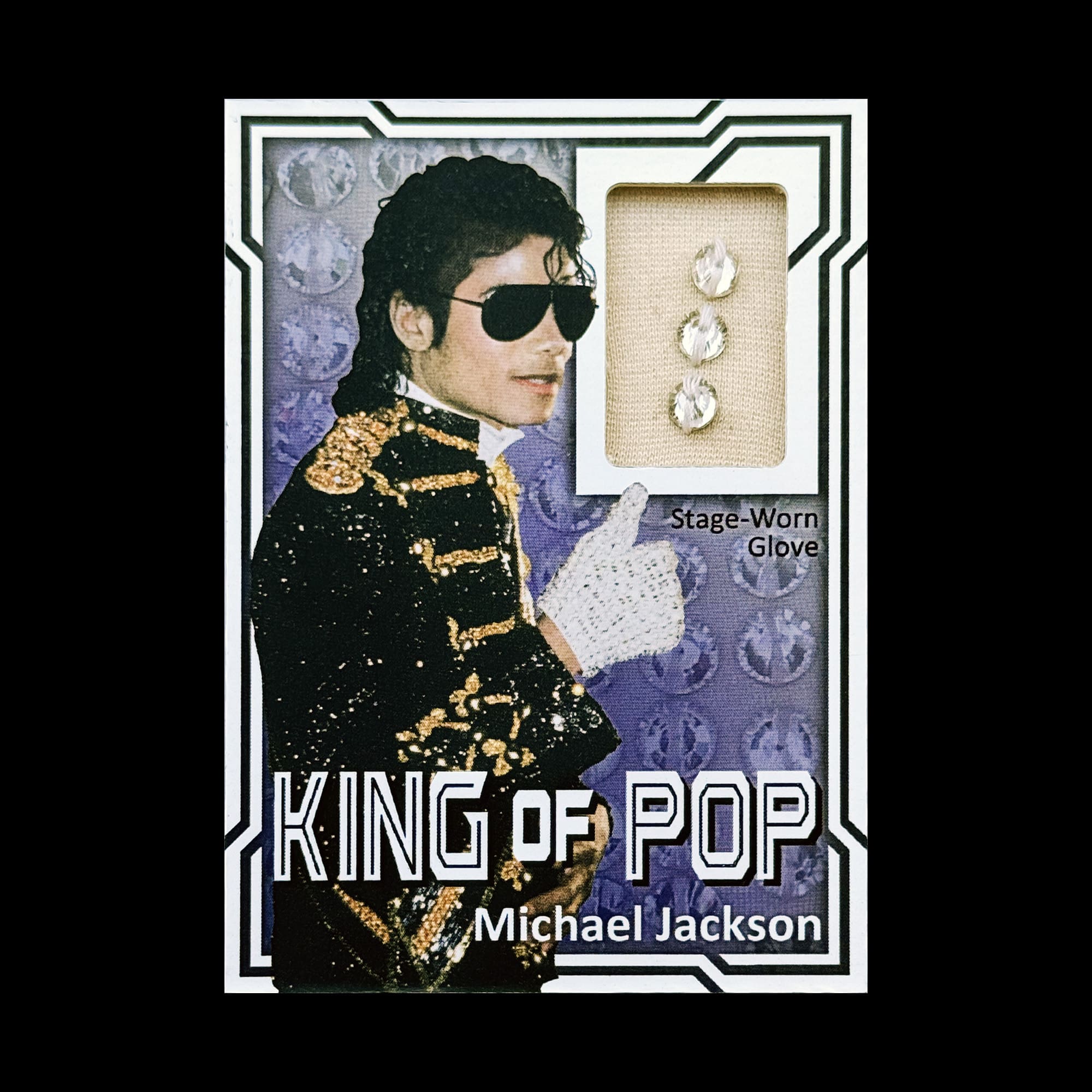 MichaelJacksonスワロフスキー絵 MJ Limited Edition Swarovski Glove Swatch Trading Card # 24