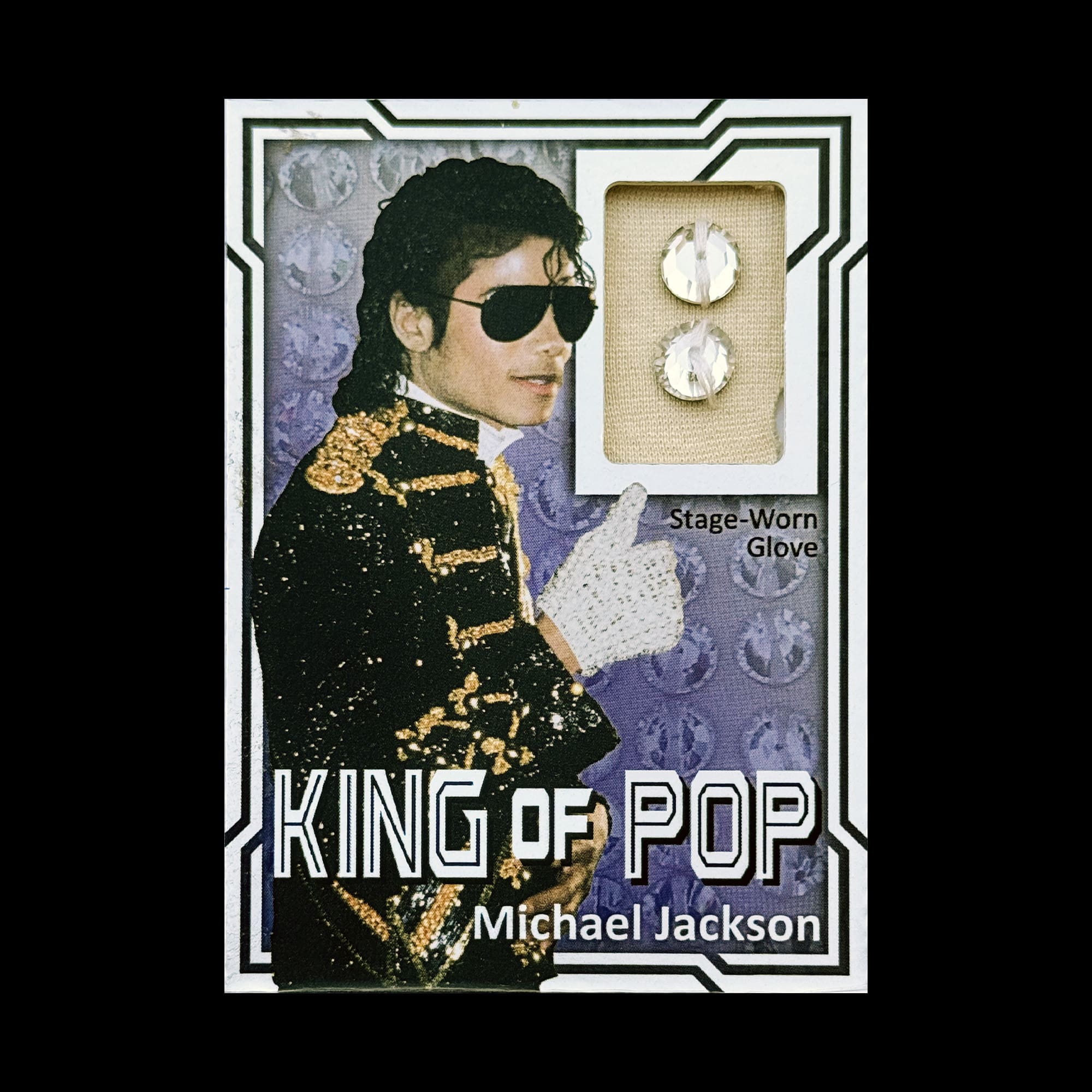 MJ Limited Edition Swarovski Glove Swatch Trading Card # 18