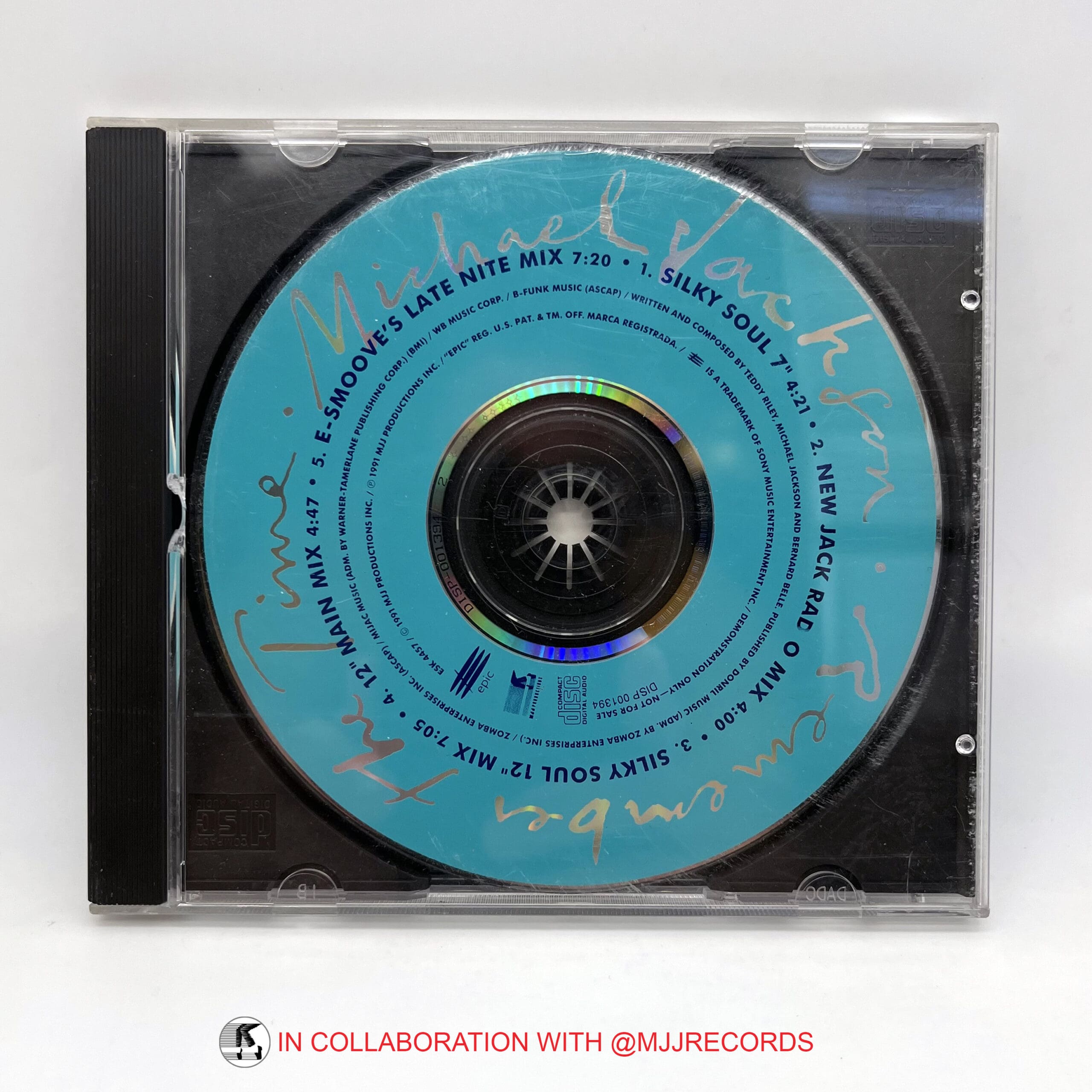 Michael Jackson 'REMEMBER THE TIME' Promo blue CD (USA) – Michael