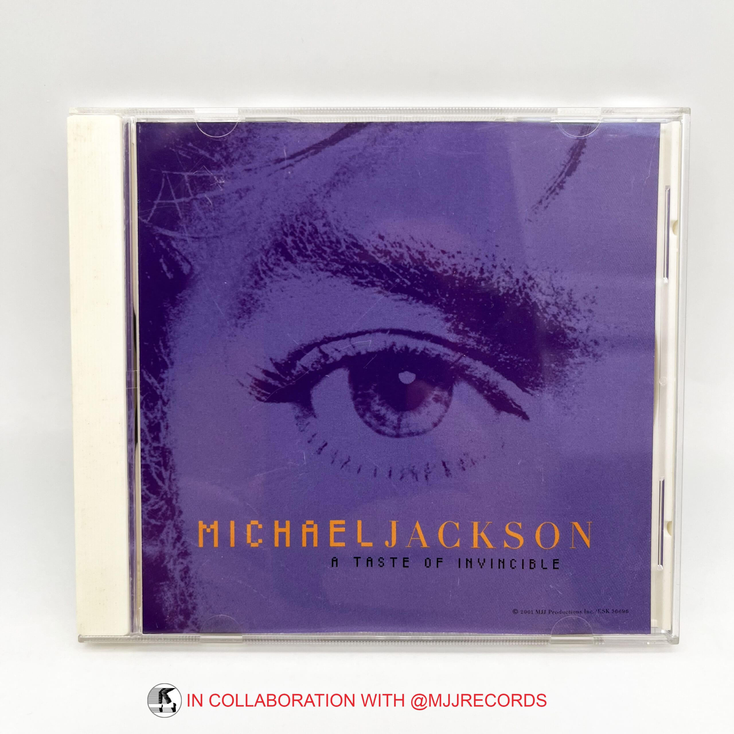 Michael Jackson 'A TASTE OF INVINCIBLE' Promo CD (USA) – Michael