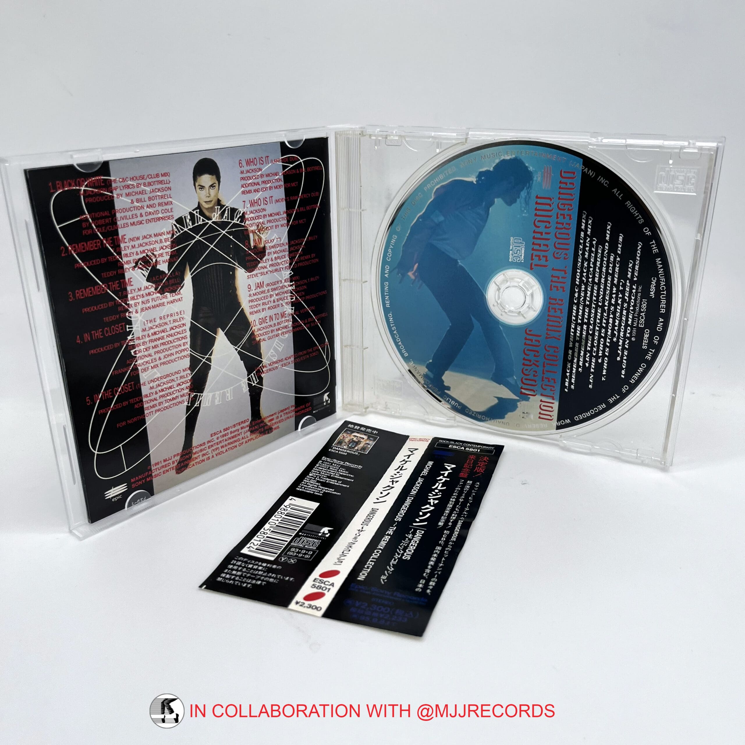 Michael Jackson 'DANGEROUS – THE REMIX COLLECTION' CD (Japan