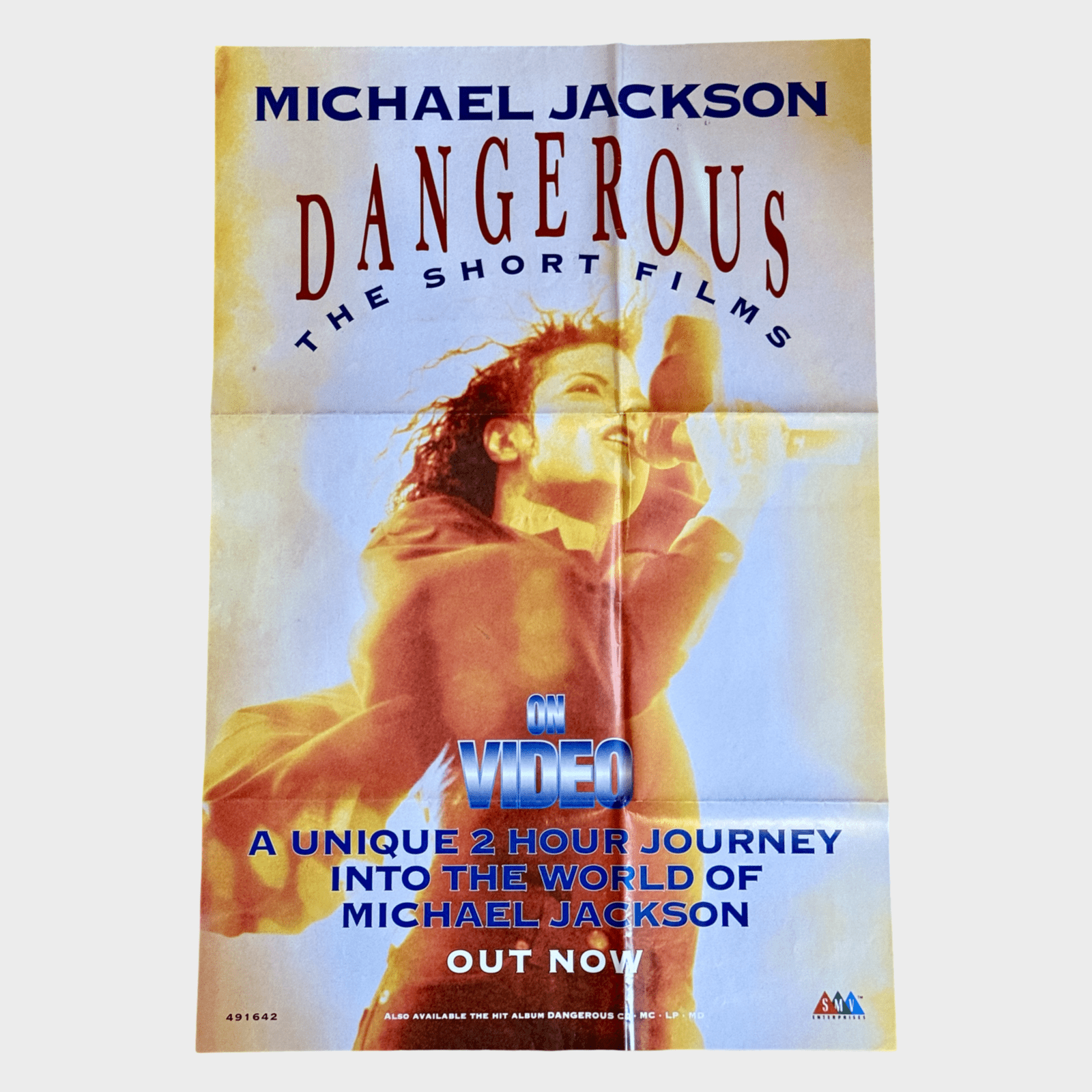 Michael Jackson Dangerous The Short Films Folded Poster – Michael