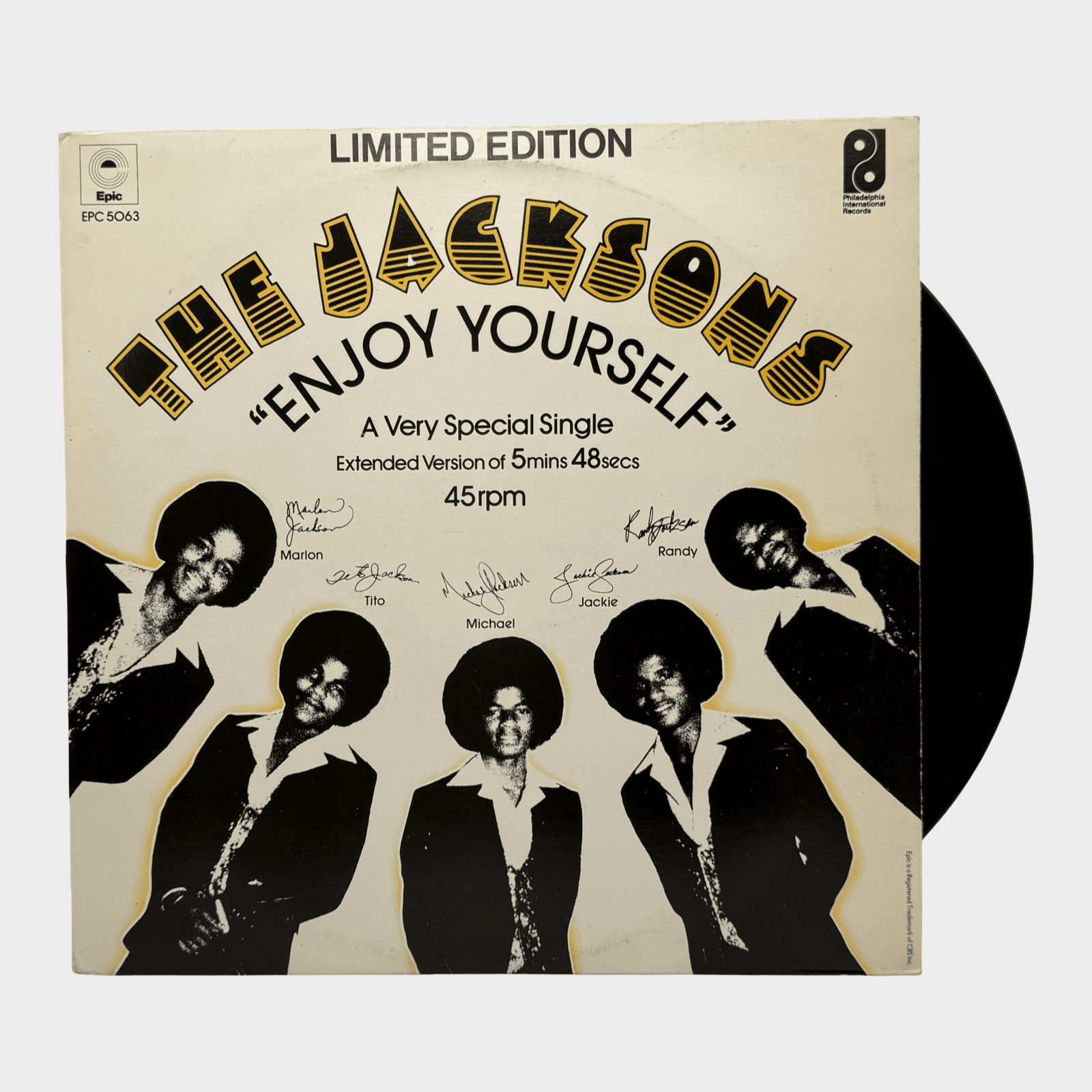 The Jacksons Enjoy Yourself Promo 12” Single (UK) – Michael