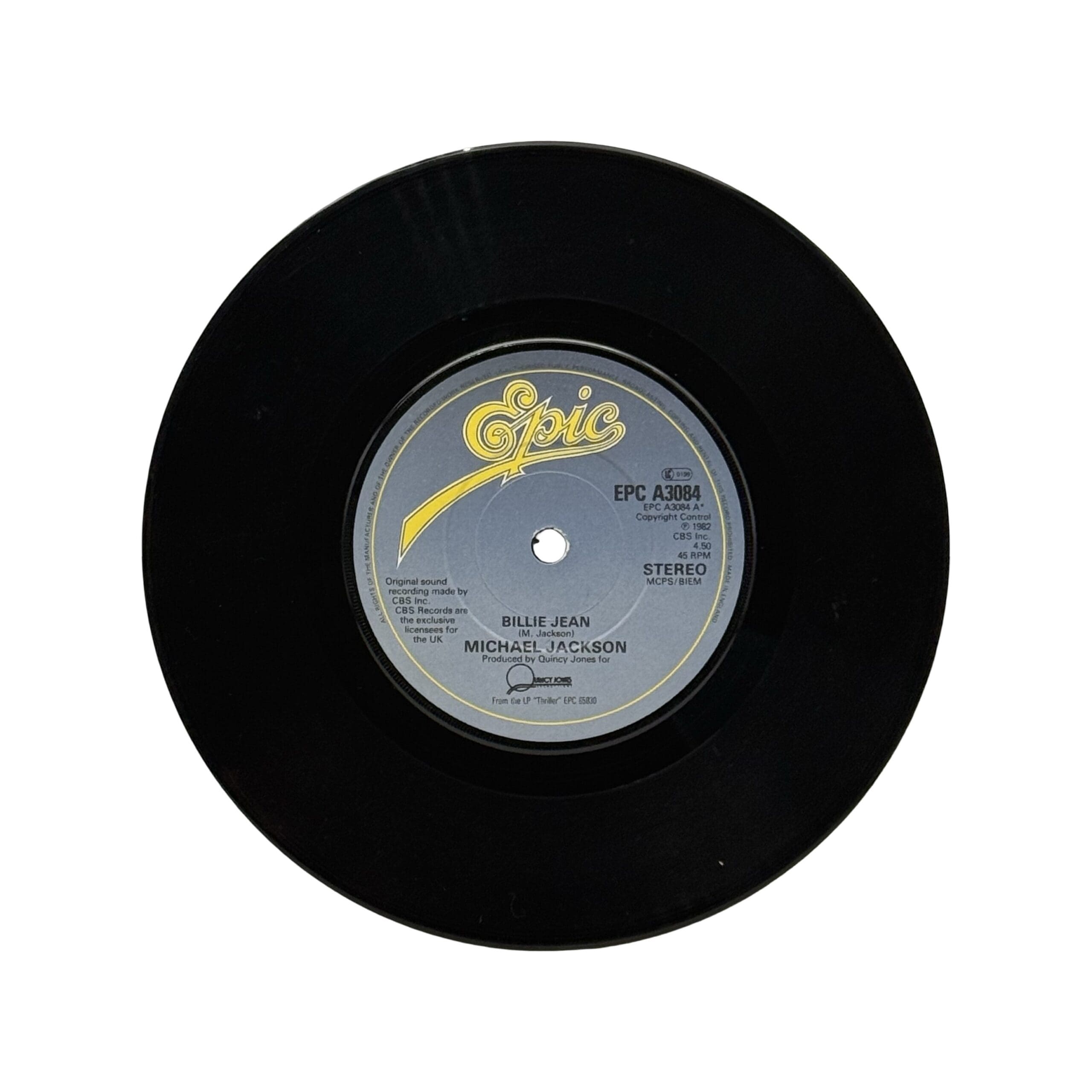 Michael Jackson 'Billie Jean' 45 7″ Single (UK) – Michael Jackson