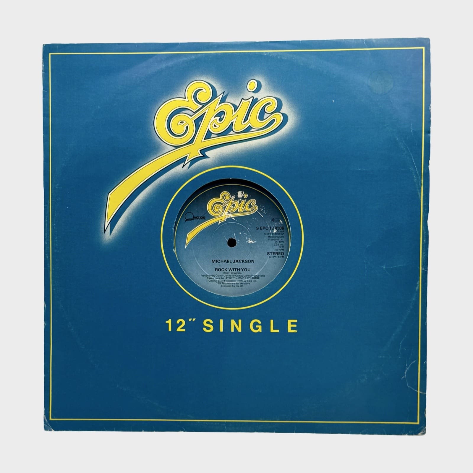 Michael Jackson 'Rock With You' 12″ Single (UK) – Michael Jackson
