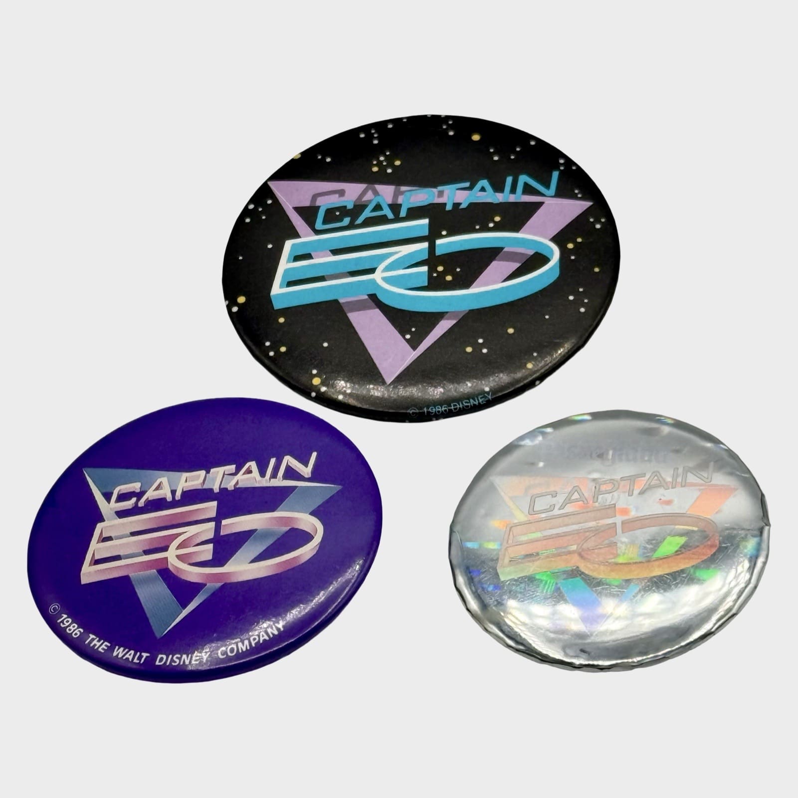 Michael Jackson Captain Eo Set of 3 Buttons/Badges – Michael