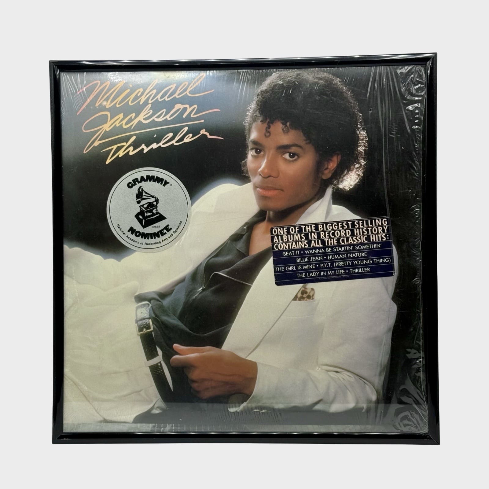 Michael Jackson Thriller Framed Original Record Cover – Michael