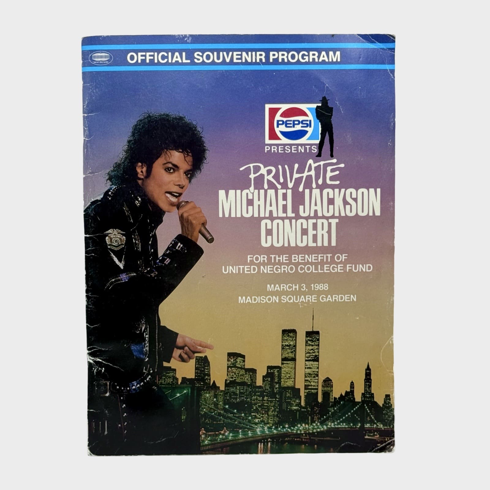 Michael BAD World Tour Private Concert Program – Michael Jackson