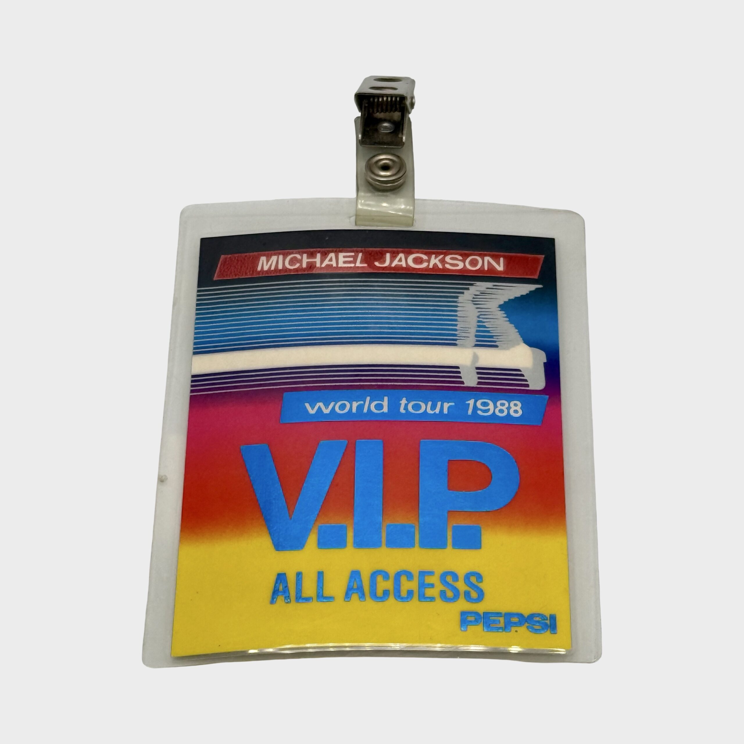 Michael Jackson BAD Tour VIP Backstage Pass – Michael Jackson Market