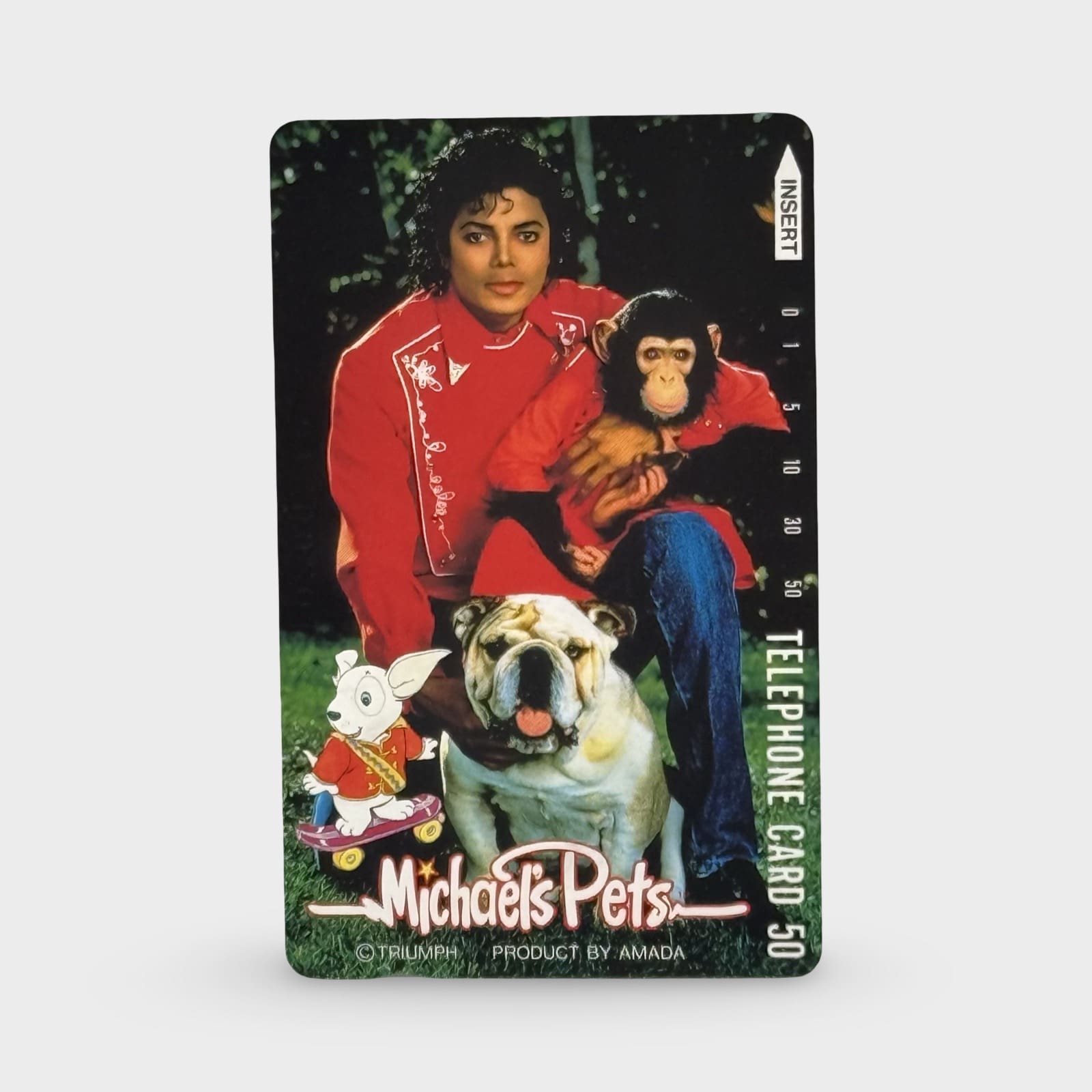Michael's Pets ポスター　マイケルジャクソン　アンティーク　3D Michael Jackson Pets Phone Card – Michael Jackson Market