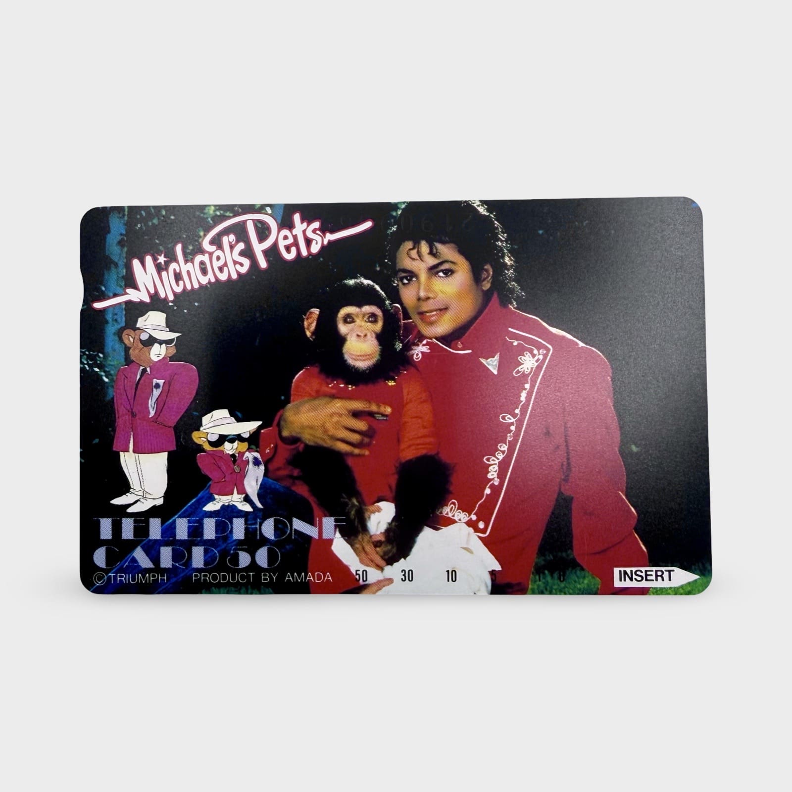 Michael Jackson Pets Phone Card – Michael Jackson Market