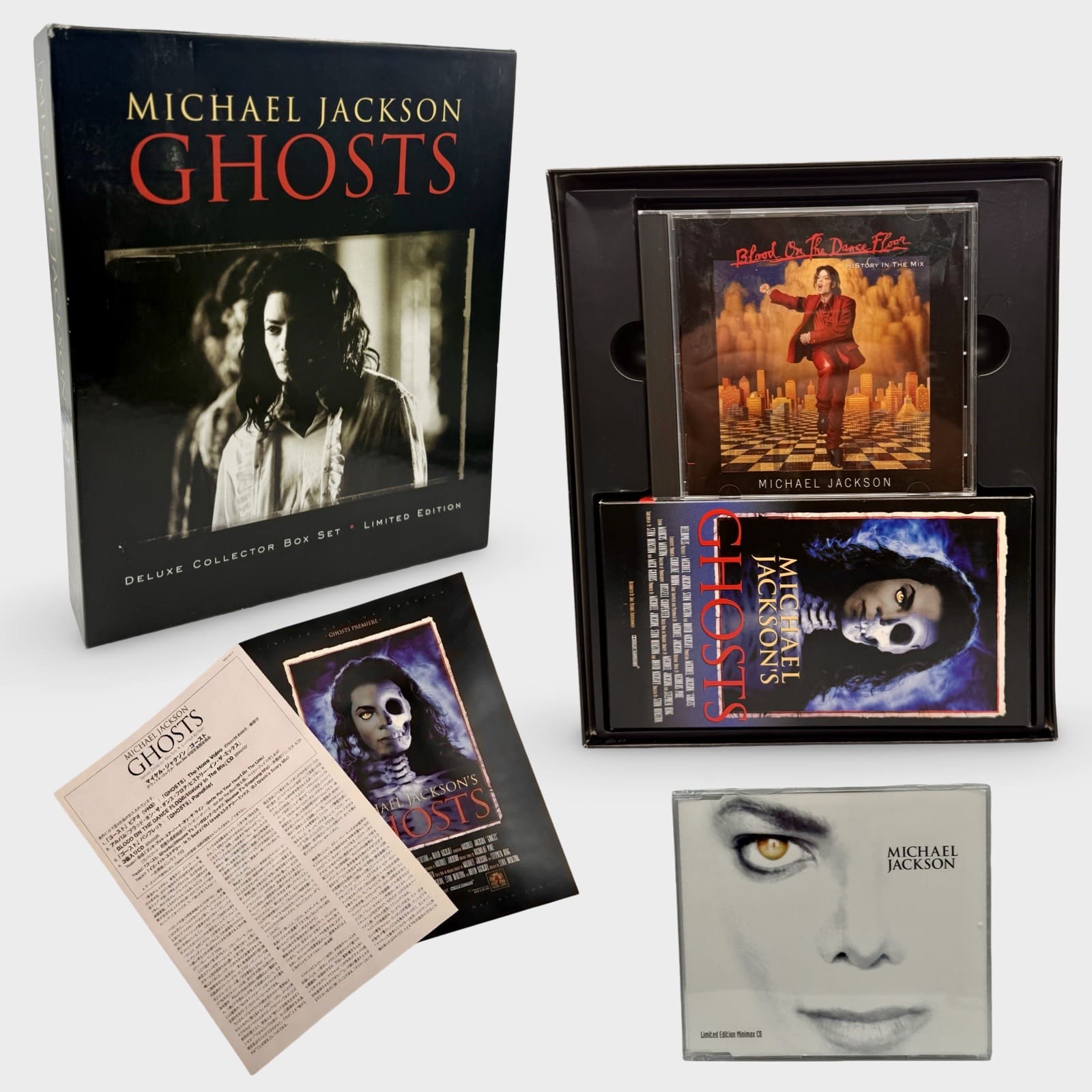 Michael Jackson Ghosts VHS/CD Complete Boxset (Japan) – Michael